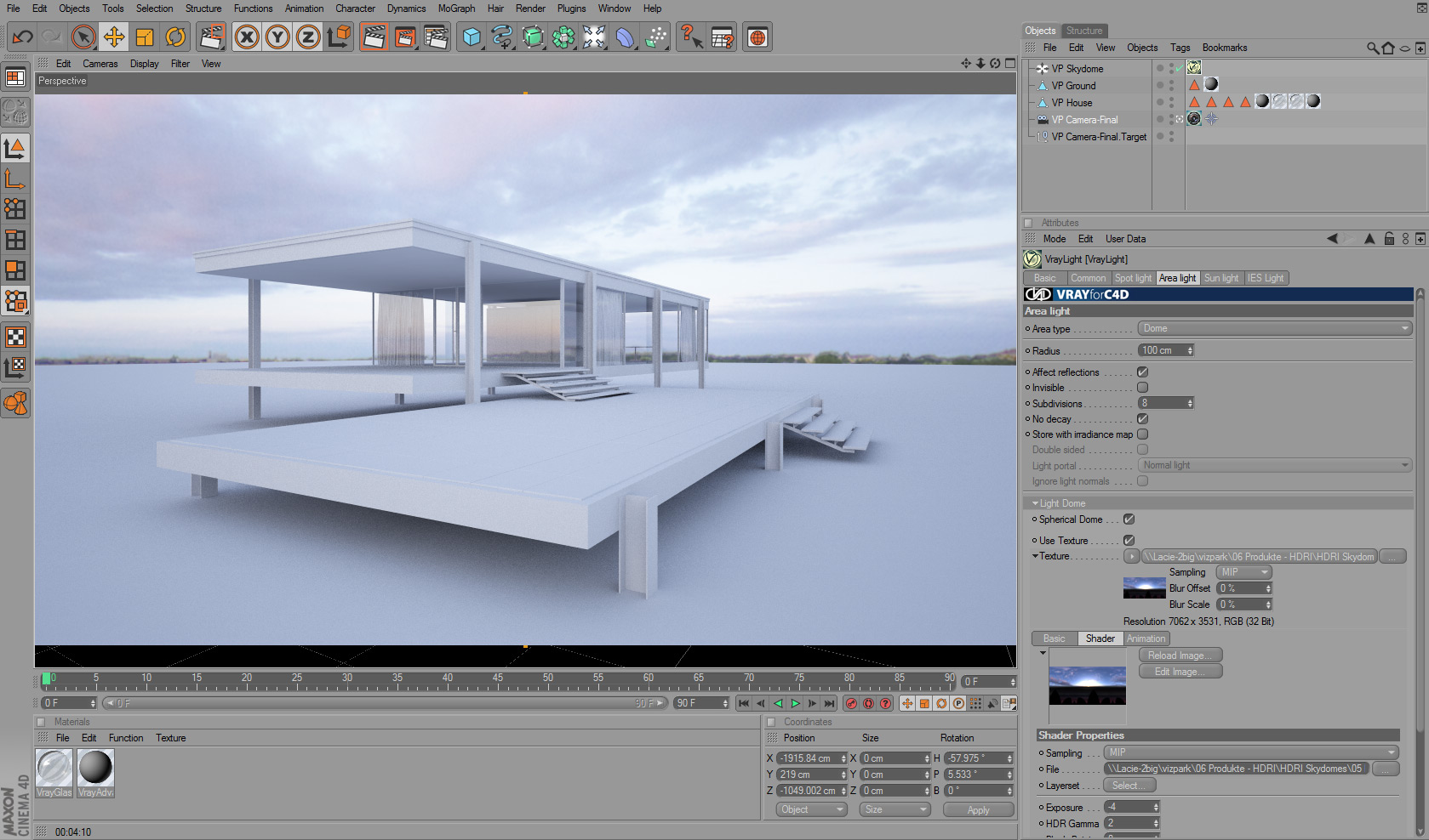 vray for c4d tutoiral