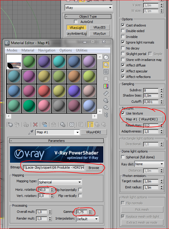 vray settings for 3ds max exterior